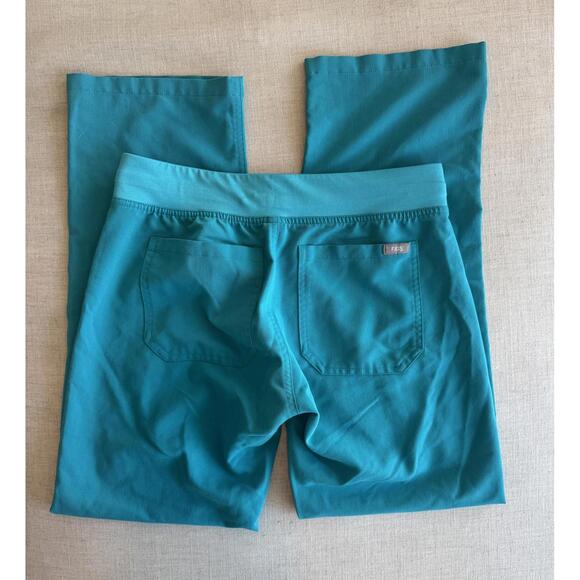 FIGS Livingston Scrub Pants Teal Size XS Petite - Picture 3 of 6